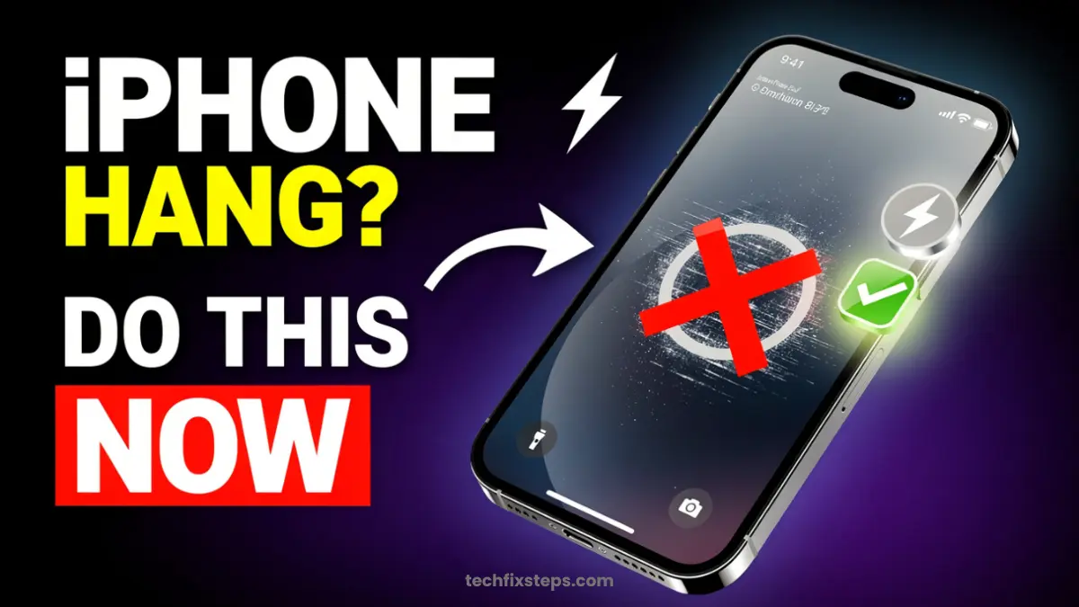 Fix iPhone Hanging & Slow Network with a Force Restart